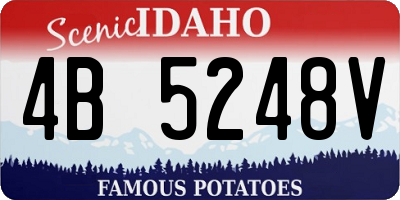 ID license plate 4B5248V