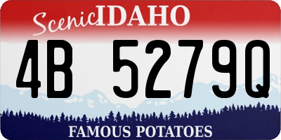ID license plate 4B5279Q