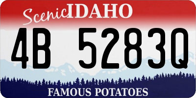 ID license plate 4B5283Q