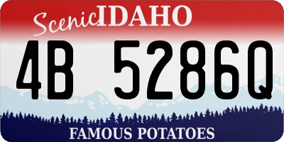 ID license plate 4B5286Q