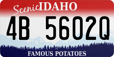 ID license plate 4B5602Q