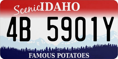 ID license plate 4B5901Y