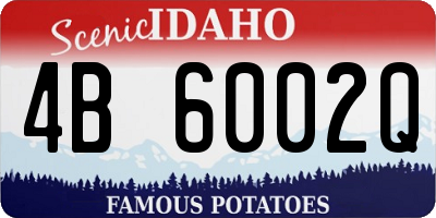 ID license plate 4B6002Q