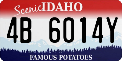 ID license plate 4B6014Y