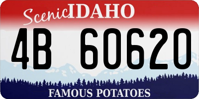 ID license plate 4B6062O