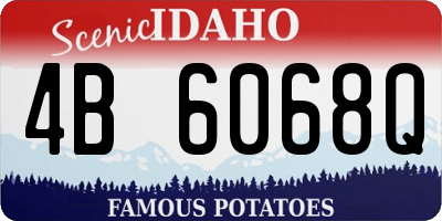 ID license plate 4B6068Q