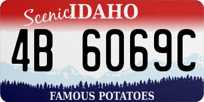 ID license plate 4B6069C