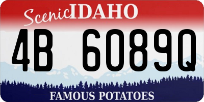 ID license plate 4B6089Q
