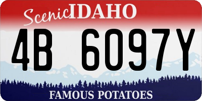 ID license plate 4B6097Y