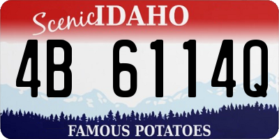 ID license plate 4B6114Q