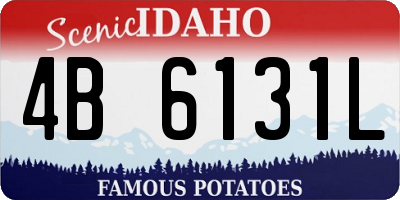 ID license plate 4B6131L
