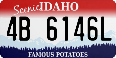 ID license plate 4B6146L