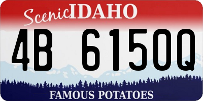 ID license plate 4B6150Q