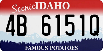 ID license plate 4B6151Q