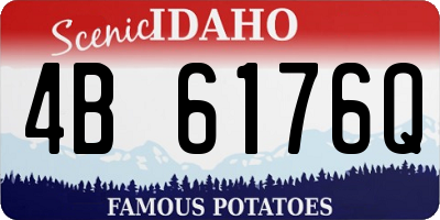 ID license plate 4B6176Q