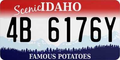 ID license plate 4B6176Y