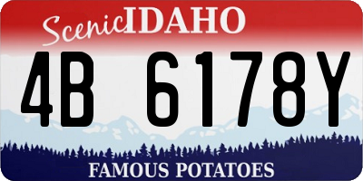 ID license plate 4B6178Y
