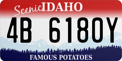 ID license plate 4B6180Y