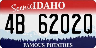 ID license plate 4B6202Q