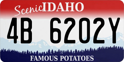 ID license plate 4B6202Y