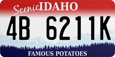 ID license plate 4B6211K