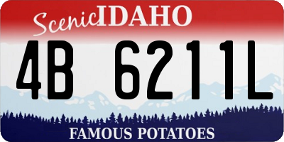 ID license plate 4B6211L
