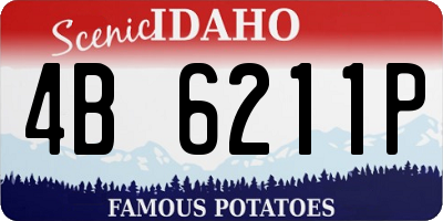 ID license plate 4B6211P