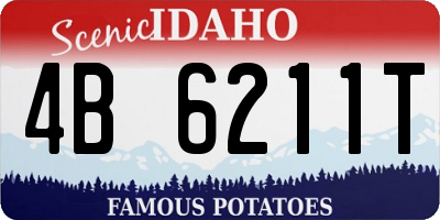 ID license plate 4B6211T