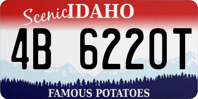 ID license plate 4B6220T