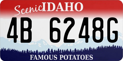 ID license plate 4B6248G