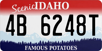 ID license plate 4B6248T
