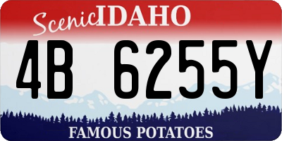 ID license plate 4B6255Y