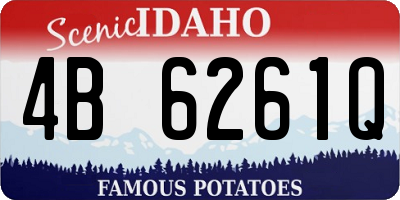 ID license plate 4B6261Q