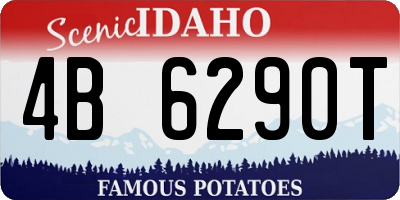 ID license plate 4B6290T
