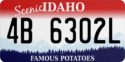 ID license plate 4B6302L