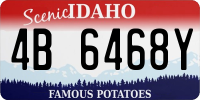 ID license plate 4B6468Y