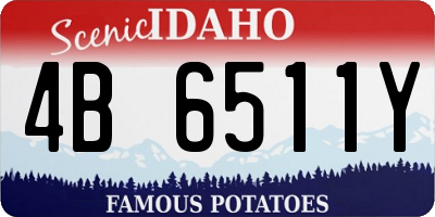 ID license plate 4B6511Y