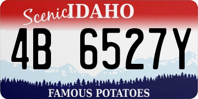 ID license plate 4B6527Y