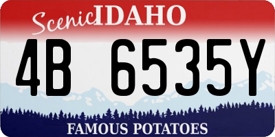 ID license plate 4B6535Y