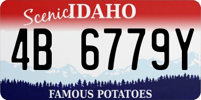ID license plate 4B6779Y