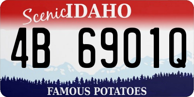 ID license plate 4B6901Q