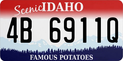 ID license plate 4B6911Q