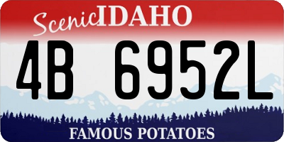 ID license plate 4B6952L