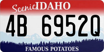 ID license plate 4B6952Q