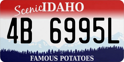 ID license plate 4B6995L