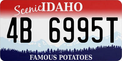 ID license plate 4B6995T