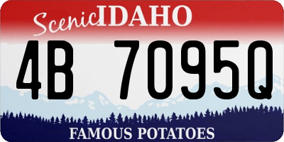 ID license plate 4B7095Q