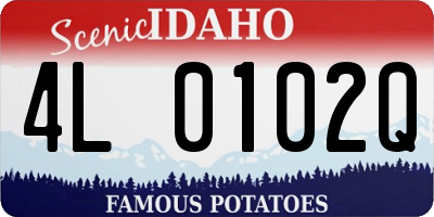 ID license plate 4L0102Q