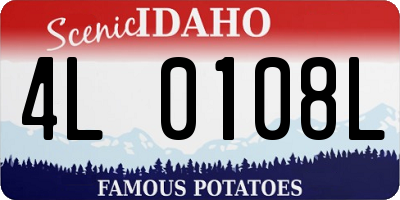 ID license plate 4L0108L