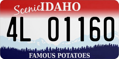 ID license plate 4L0116O